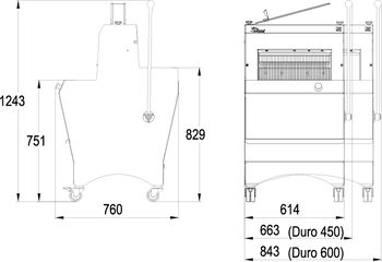 JAC Хлеборезка DURO / ECOMATIC JAC Хлеборезка DURO / ECOMATIC